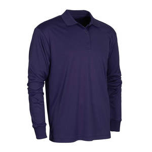 2025 otoño verano nuevos hombres solapa 100% algodón Polo camisa bordada manga larga Casual moda Fit polos para hombres - Product Image 4