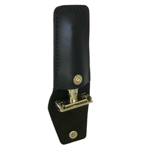 Funda de cuero genuino para maquinilla de afeitar, estuche de seguridad clásico de doble filo para afeitado - Product Image 3