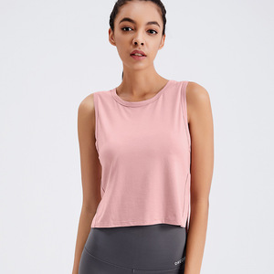 Chaleco Deportivo de Tirantes para Mujer, Diseño Veraniego 2022, Transpirable, Holgado, con Lazo en la Espalda, Ideal para Correr - Product Image 3