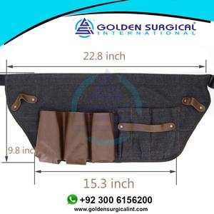 กระเป๋าผ้าและหนังแท้สำหรับช่างทำผมช่างตัดผมเครื่องมือจัดแต่งทรงผม - Product Image 4