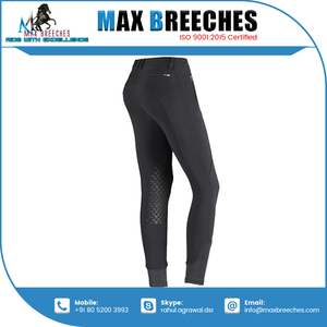 Culotte d'équitation confortable à siège complet avec logo personnalisé Protection de sécurité dans le monde entier Protège-tibia en silicone - Product Image 6