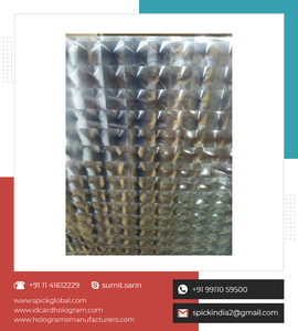 Gran oferta, película de lente PET holográfica 3D personalizada, pegatinas troqueladas de alta adherencia, etiquetas de embalaje artesanales industriales personalizadas - Product Image 3