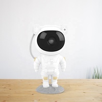 Proyektor Bintang luar angkasa berbentuk astronot lampu proyektor galaksi astronot lampu malam untuk anak dengan pengatur waktu dan pengendali jarak jauh