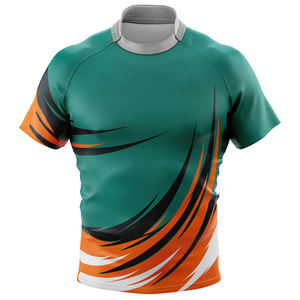 Vêtements de sport en Jersey pour hommes, maillot de Rugby, de haute qualité, disponible en grande taille, nouvelle collection - Product Image 1