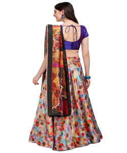 Trabajo de bordado Georgette de moda con trabajo de impresión digital lehenga choli con dupatta precio al por mayor prenda étnica - Product Image 2