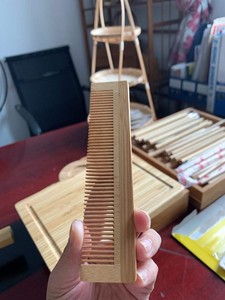 เวียดนามที่กำหนดเองโลโก้ย่อยสลาย Eco หวีผมไม้ไผ่ - Product Image 5