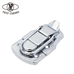 Serrure en zinc brillante de haute sécurité HC255 pour guitare haut de gamme, étui de transport musical matériel petit MIT spécial à usage intensif - Product Image 1