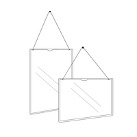 Carpeta de Presentación Impermeable de PET de Alta Calidad, Porta Tarjetas para Exhibición, Protege Documentos Tamaño A4, Modelo G-17991