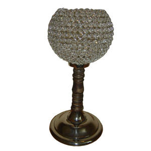 Décoration de maison et de table centre de table bougie enduit de poudre noire support de bougie artisanale bougie de finition noire votive - Product Image 6