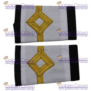 Custom High Quality Epaulettes Embroidered <b>Fabric</b> with <b>Gold</b> Braid & Lace Decoration for Ceremonial Use - Product Image 4