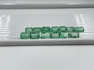 อัญมณีรูปแปดเหลี่ยมและมรกตหลวมจากธรรมชาติ100% พลอย43.85กะรัต13ชิ้น - Product Image 3