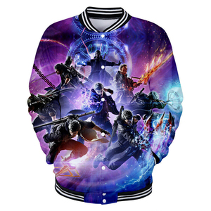 เสื้อแจ็คเก็ตเบสบอลแบบกันลม แห้งเร็ว ลายมังกรดันเจี้ยน 3 มิติ ออกแบบเองสำหรับผู้ชาย ฤดูหนาว  แบบมีซับใน  เสื้อคลุม  เสื้อสเวตเชิ้ต  เสื้อแจ็คเก็ตสำหรับใส่ออกนอกบ้าน - Product Image 2