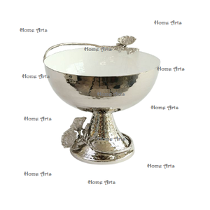 Bol de nourriture en aluminium et en laiton de conception unique bol de service de fruits de forme ronde de qualité supérieure pour la vente chaude - Product Image 2