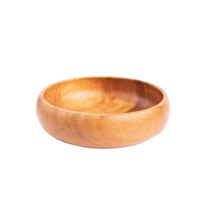 Bol de service pour salade ou fruits d'apparence royale, bol de grande taille pour la restauration rapide, design luxueux, dernier design, bois d'acacia, hôtels et restaurants - Product Image 1