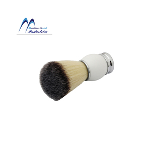 Pearl Badger Hair Shaving Brush with Metal Handle (Super Badger Model)-New Design Customized - Product Image 1
