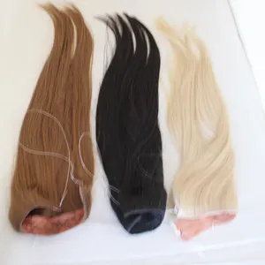 Mooie Flip In Hair Extensions Hand Tij 100% Menselijk, Groothandel Virgin Halo Hair Extensions Menselijk Haar