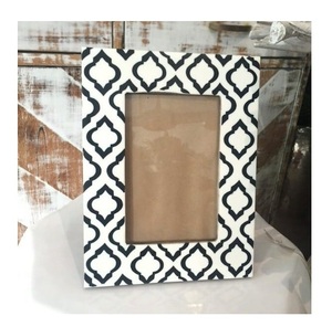 Bone Inlay <b>Photo</b> <b>Framed</b> Vintage Multicolor <b>Photo</b> Holder Modern Square New Arrivals for Bedroom Living Room - Product Image 3