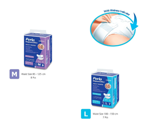 Paquete Estándar PERLA de Pañales para Adultos de Alta Calidad - 7/8 Piezas, Tela No Tejida, Superficie Seca, Protección Contra Fugas, Hecho en Turquía, Venta al por Mayor - Product Image 3