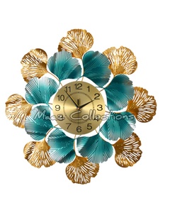 Horloge murale en fer forgé de haute qualité en gros | Décor de salon créatif | Fabrication d'horloge durable en Inde - Product Image 2