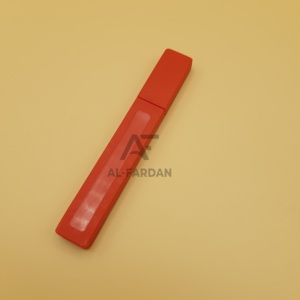 Pinzas de pestañas japonesas de acero inoxidable personalizadas, volumen de pestañas, aislamiento de punta recta, punta de fibra de agarre de diamante chapado en oro - Product Image 5