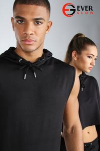 เสื้อฮู้ดคู่และซิงเกิ้ลมีฮู้ดโพลีเอสเตอร์คุณภาพสูงพิมพ์โลโก้และรูปแบบธรรมดา - Product Image 4