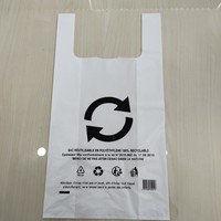 De Plástico LDPE camiseta de impresión de logotipo de alta calidad de exportación a la UE de fabricación en Vietnam