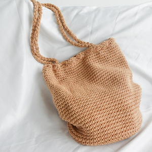 Soft Cotton <b>Boho</b> <b>Bag</b>, Handmade Eco Straw <b>Bag</b>, Shoulder <b>Bag</b>, Top Handle <b>Bag</b>, Market <b>Bag</b> - Product Image 1