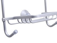 Panier mural suspendu, 1 pièce, avec 3 niveaux de rangement d'angle en Aluminium, support pour serviette à main ou salle de bain
