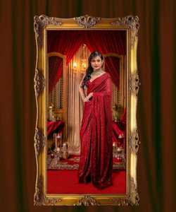 Nuevo atractivo aspecto rico ropa de fiesta bordado pesado Sari de red con pieza de blusa ropa de mujer India precio bajo al por mayor Surat Alphanumero - Product Image 1