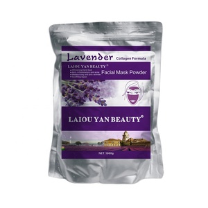 Mascarilla Facial de gelatina con 20 sabores, bolsa de 1Kg, para salón de <span class=keywords><strong>Spa</strong></span>, polvo orgánico, menta, árbol de té, antiacné - Product Image 3