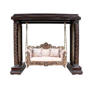 En Teck haut En Bois Sculpté À La Main Swing Jhoola Sculpté À La Main En Bois De Teck Swing Fabricant Solide En Bois De Teck Sculpté Swing Vente - Product Image 1