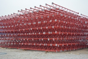 Triangular microwave transmission tower <b>electrical</b> <b>equipment</b> <b>supplies</b> telecom tower telecommunication tower Vietnam - Product Image 2
