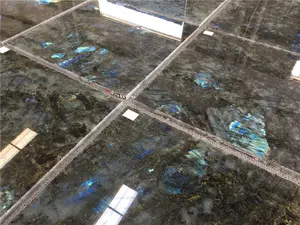 Excellent Quality Natural Blue Stone Lemurian Blue Labradorite Blue Granite For Wall Floor Tiles