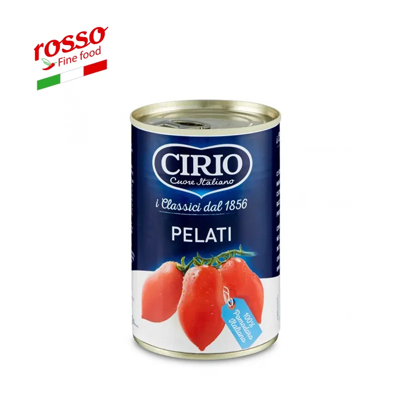 Soyulmuş domates 400g klasikleri 1856 yılından bu yana Cirio sadece İtalyan domates yapılan İtalya Italia