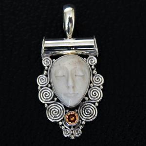 Mặt Dây Chuyền Bạc 925 Bali Giá Cả Phải Chăng Mặt Trăng Mặt Trời 100% Thủ Công Riêng Lẻ Không Đúc/Khối Lượng - Product Image 4