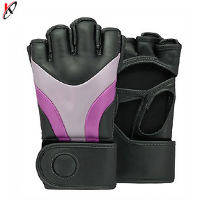 Gants d'entraînement professionnels de boxe et de MMA en cuir véritable Gants en cuir de conception personnalisée pour les arts martiaux - Product Image 5