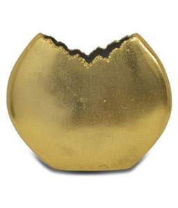 แจกันตั้งโต๊ะทำจากอะลูมิเนียมทันสมัยสำหรับตกแต่งบ้านและโรงแรมแจกันในร้านอาหารแจกันประดับโต๊ะสีทองไม่เหมือนใครดีไซน์ทันสมัย - Product Image 1