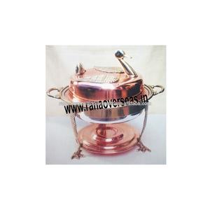 Vente en gros de plats de chauffe-plats traditionnels de qualité supérieure équipement de restaurant plat de service en cuivre Wramer de nourriture pour buffet à vendre - Product Image 3