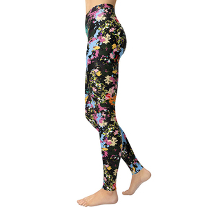 OEM Custom Design High- Women's XXL Size Leggings Latest Casual Style Solid Pattern Breathable Anti-UV Spandex/Nylon - Product Image 3