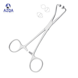 Mandíbulas dentadas atraumáticas profesionales Acero inoxidable Gross Maier Esponja Fórceps Instrumentos quirúrgicos dentales hechos - Product Image 5