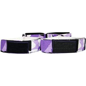 Customized Purple Camo Cotton Lifting <b>Straps</b> Heavy Duty Gym Training Figure 8 <b>Wrist</b> <b>Straps</b> for Weightlifting - Product Image 1