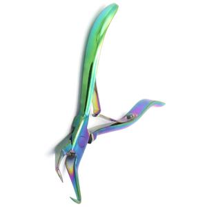 Pinces à micro anneaux à kératine en acier inoxydable Offre Spéciale et pinces d'extension de cheveux fantaisie outil de suppression de perles de style couleur arc-en-ciel - Product Image 6