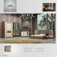 Ensemble de meubles de chambre à coucher en bois massif de luxe italien Evora - Design contemporain pour la maison et l'hôtellerie