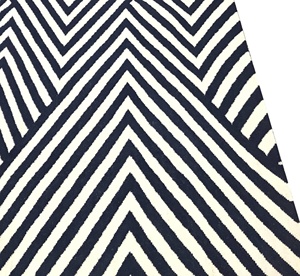 Tapis de sol hexagonal classique tissé à la main, 100% laine, noir et blanc, design géométrique classique indien, meilleure qualité, pour maisons de qualité - Product Image 2