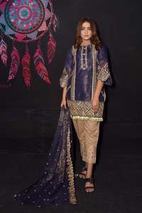 2024/25 Masoori pakistaní Shalwar Kameez/Kurti para mujer, nuevos diseños, ropa informal Formal, estampado Digital de algodón y seda - Product Image 2
