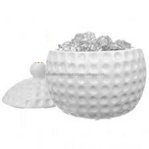 Cubo de hielo cubierto de cuero, con pinzas de hielo - Product Image 5