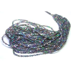 Cuentas de Ópalo Etíope Negro Natural Hechas a Mano, Forma de Moneda Lisa, 4 mm Aproximadamente, 16 Pulgadas, Calidad Superior - Product Image 4