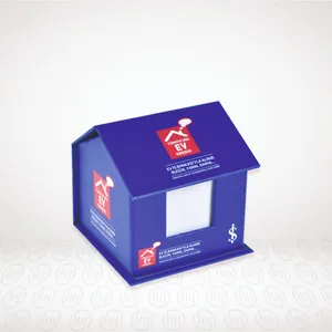 Note box : High Quality low Price custom colors recyclable paper sticky note with paper box