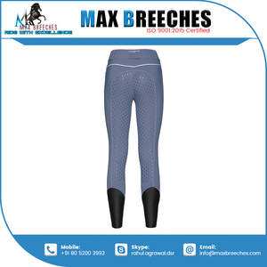 Pantalones ecuestres de asiento completo para mujer de mejor diseño, suministro de fábrica de La India, productos de caballos de etiqueta privada para montar seguros - Product Image 4