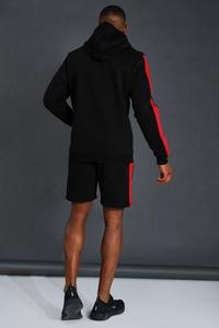 Conjunto Deportivo Cómodo de Alta Calidad para Hombre, Sudadera con Capucha y Pantalones Deportivos de Algodón con Estampado de Camuflaje, Estilo Moderno - Product Image 5
